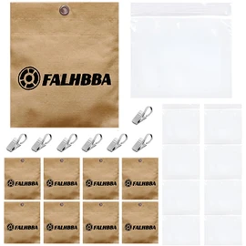 8 Pack Patio Curtain Weights Outdoor Curtain Weights Bags Gazebo Curtain Weights with Sealed Bags and Clips Drapery Weights Bottom Heavy-Duty Bags for Balcony,Garden,Yards,Cabana (Brown)
