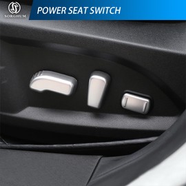 Sorghum Power Seat Switch - Front Left Driver Side Adjustment Control Compatible with 09-18 Nissan Murano 13-18 Altima 13-19 Pathfinder 16-19 Titan XD 17-19 Titan Replace# 87066-1AB0A 87016-JM00A