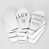 ABBECIAO 12PCS Aluminum Coffin Stamping Blanks Polished and Smooth Edges