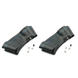BISOMO Set of 2 inner tubes, 2 x rim tape, 2.25 x 16 inches, with Schrader valve, for Simson moped, trailer, moped
