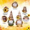 Weysat 2 Pcs Fall Football Gnomes Rugby Plush Decorations Cute