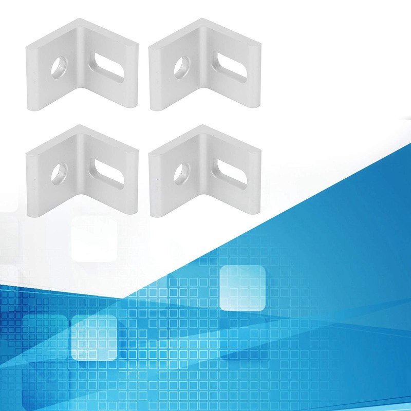 10pcs Right Angle Corner Bracket 90° Aluminum Right Angle Bracket