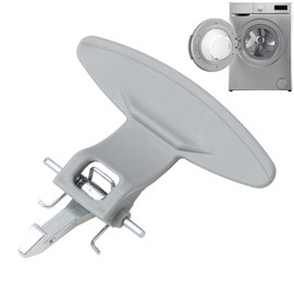Complete Washing Machine Door Handle Replacement Part Ref 3650EN3005 High Quality ABS Grey Compatible with Various Models Easy Assembly Washing Machine Door Handle