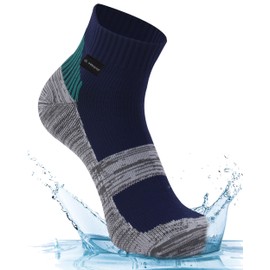 IZL waterproof Camping Waterproof Socks For Men, Ultralight Ankle Athletic Socks for Men and Women, Athletic Running Walking Socks, 1 Pair Small Navy