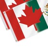 3×5 FT Canada Mexico Combo Flag,Large Canadian Mexican Decor,Double Side