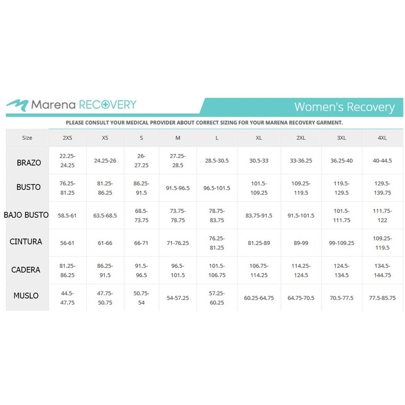 Chaleco (torero) Marena Postquirurgica Gfvm Brazo, Espalda (L)