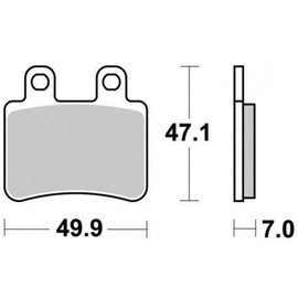 AP Racing Brake Pad for Peugeot 50 Elystar Scooter