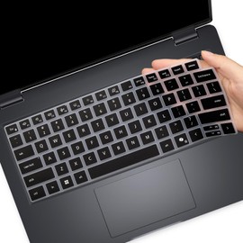 Keyboard Cover for Dell Pro 14/Pro 14 Plus/Pro Max 14 PB14250 PB14255 PC14250 PC14255 MC14250 MC14255, Dell Pro 13 Plus PB13250 PB13255 (NOT FIT Pro 13 Premium PA13250, Pro 14 Premium PA14250)-Black
