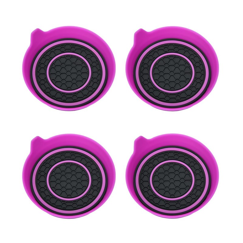 HAMOJUF Car Cup Holder Coaster, 4PCS Waterproof Sift-Proof Embedded in