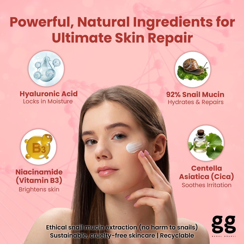 Snail Mucin Cream S92 –| Intense Hydrating Ointment with 92%