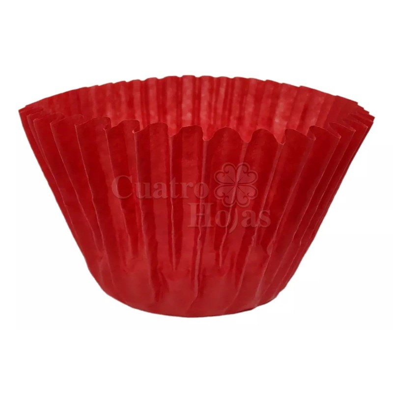 Corrufacil Capacillo No. 74 Rojo Cupcake Mufinn 400 Piezas