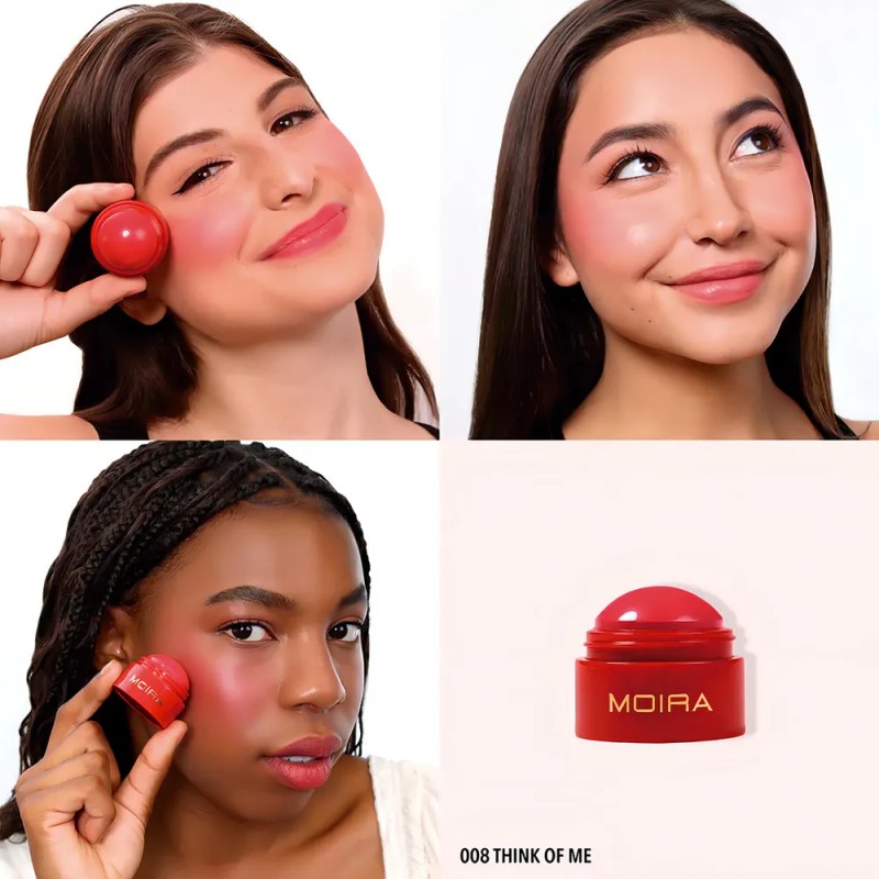 Rubor Moira Soft Blush Balm Tono Del Maquillaje 008 Think