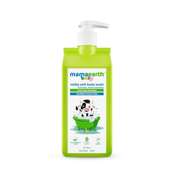 Milky Soft Body Wash for Babies with Oats, Milk and