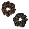 Triko 12 Coleteros de Seda Satinada de 4.5 Pulgadas, Scrunchies