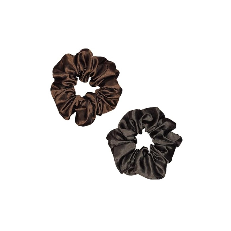 Triko 12 Coleteros de Seda Satinada de 4.5 Pulgadas, Scrunchies