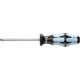 Wera 05032020001 3350 PH Kraftform Stainless Steel Screwdriver for Phillips, PH 0 Head, 2.3-Inch BladeLength