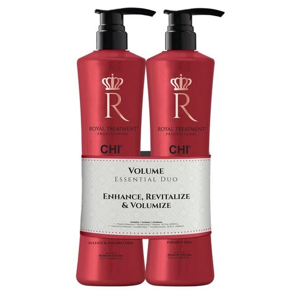Chi Royal Treatment Volume Essential Shampoo and Conditioner Duo 32 Oz