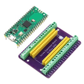 APKLVSR Breakout Board for RPI PICO Expansion Board, Flexible PCB Shield Board, Breakout Board, GPIO Sensor, Terminal Block Shield with Pin Header