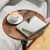Yuede Drink Table, Small Round Side Table for Small Spaces,