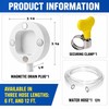 JANLOVE Magnetic Window AC Drain Kit, Air Conditioner Drain Hose