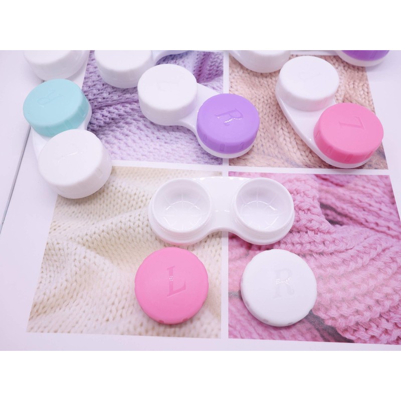 Erewa 12 Pack Contact Lens case Contact Lens Holder Box