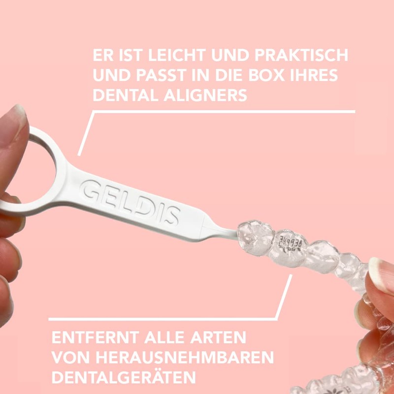 GELDIS Aligner Remover - Denture Puller - Antibacterial Remover for