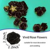 ATFL 2.5''Artificial Satin Rose Flower Heads,80Pcs Silk Rose Heads Bulk,Fake