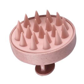 SAFIGLE Hair Scalp Massage Brush 1pcs Soft Gel Scalp Exfoliator for Dandruff Care Portable Hair Massager