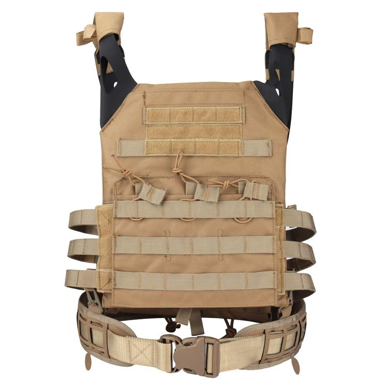 DETECH Tactical Padded Patrol Molle Battle Belt Adjustable Hunting Waist