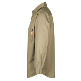 Titicaca FR Shirt Flame Resistant Work Shirt Men's Cotton 7.5oz Khaki Welding Shirt