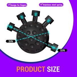 Finger Grip Strengthener Hand Grip Strengthener Finger Exerciser Finger Grip Strength Trainer Finger Exercise Gripper Tool Finger Exerciser Gripper