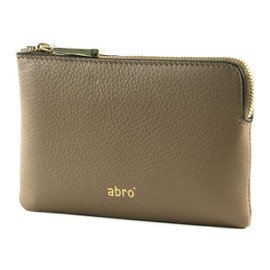 abro Leather Dalia Cosmetic Bag Coconut, Coconut