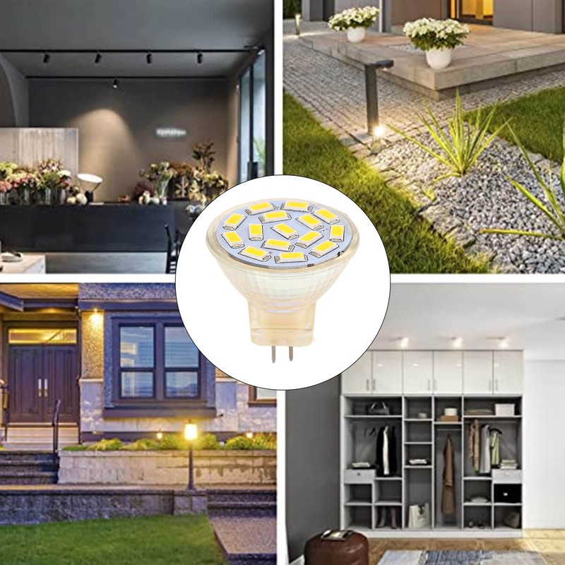 6Pcs GU4 LED Bulb 270LM 15LED Energy Saving Light Bulb