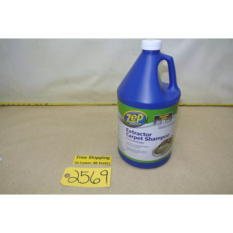 Zep Commercial Extractor Carpet Shampoo Concentrate Formula #ZUCEC128 Gallon