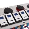 Rocker Switch Panel 8 Gang 12‑24V 5 Pin Blue Light
