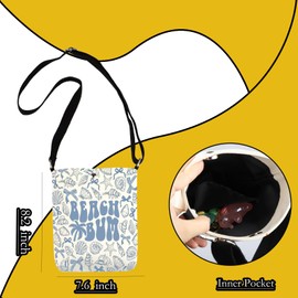 WCGXKO Trip Messenger Bag Beach Life Gift Beach Bum Gift Summer Crossbody Bag (BEACH BUM XK)