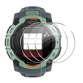 Heioloo [Pack of 3 for G armin Instinct 3 50 mm Screen Protector HD Flexible Film TPU Screen Protector, Anti-Scratch, Waterproof, Anti-Oil, Ultra Resistant