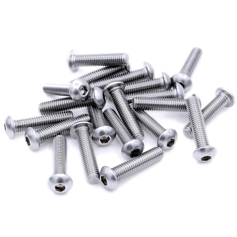 M3 (3mm x 6mm) Hex Socket Button Machine Screw (Bolt)