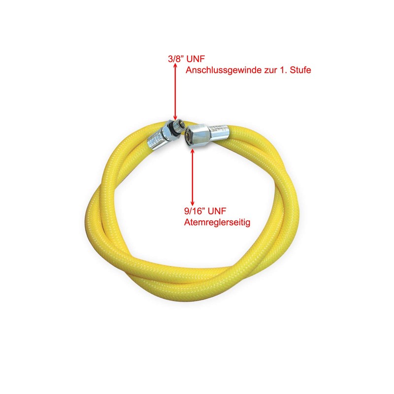 polaris Miflex Medium Pressure Hose 3/8 Inch UNF Yellow (210