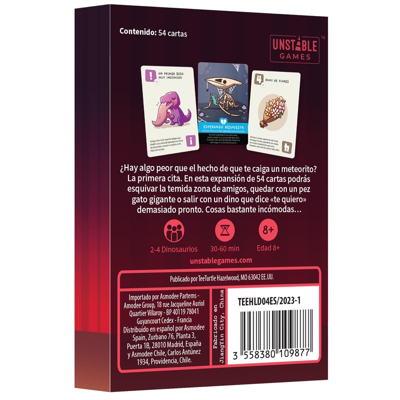 TeeTurtle Happy Little Dinosaur Catastrophic Dating - Spanish Expansion