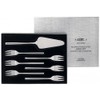 Stellar Rochester BL31 7-Piece Stainless Steel Cutlery Set in Gift Box for 6 People, Cake Slice and Pastry Forks, Dishwasher Safe - Fully Guaranteed