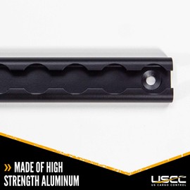 US Cargo Control Black L Track – 72 Inch Length Airline Track – Perfect for Securing Motorcycles, ATVs, Utility Tractors, Dirt Bikes, and More – Use On Pickup Trucks, Vans, Or Utility Trailers