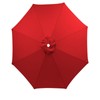 Patio Umbrella Canopy Water Resistant UV Protective Polyester Yard Umbrella