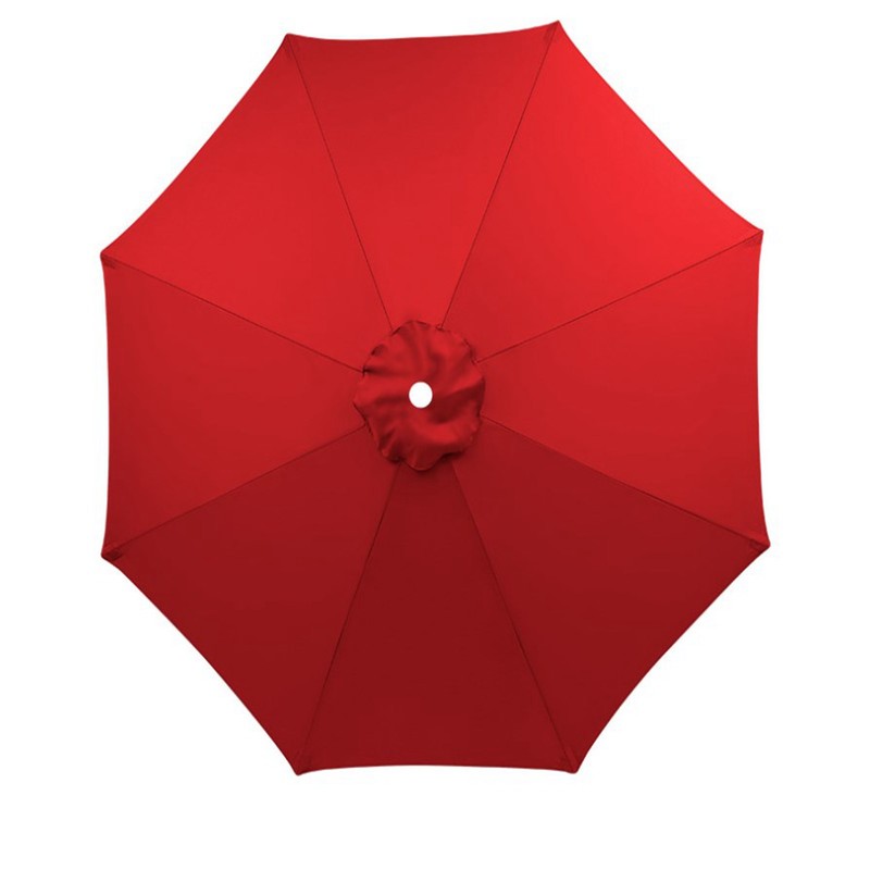 Patio Umbrella Canopy Water Resistant UV Protective Polyester Yard Umbrella