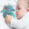 Doindute Baby Dragon Soft Rattle Toy, Plush Dinosaur Infant Shaker