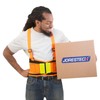 JORESTECH High visibility Back Support Belt with reflective strips (Medium)