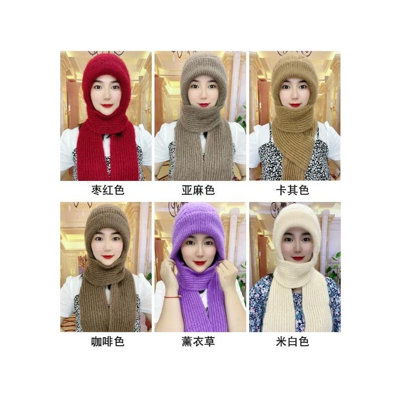 Fashion Winter Warm Knitted Hat for Women,Ear Protection Windproof Cap