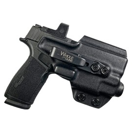 IWB Tuckable Claw Holster - Inside The Waistband - Red Dot Ready fits Sig P365 XMACRO with TLR-7/8 (Black, Right)