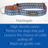 Lucky Love Dog Wide Martingale Dog Collar - No-Slip, Durable,