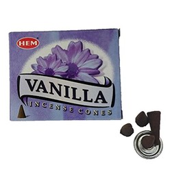 HEM Incense Vanilla Cone 1 Box